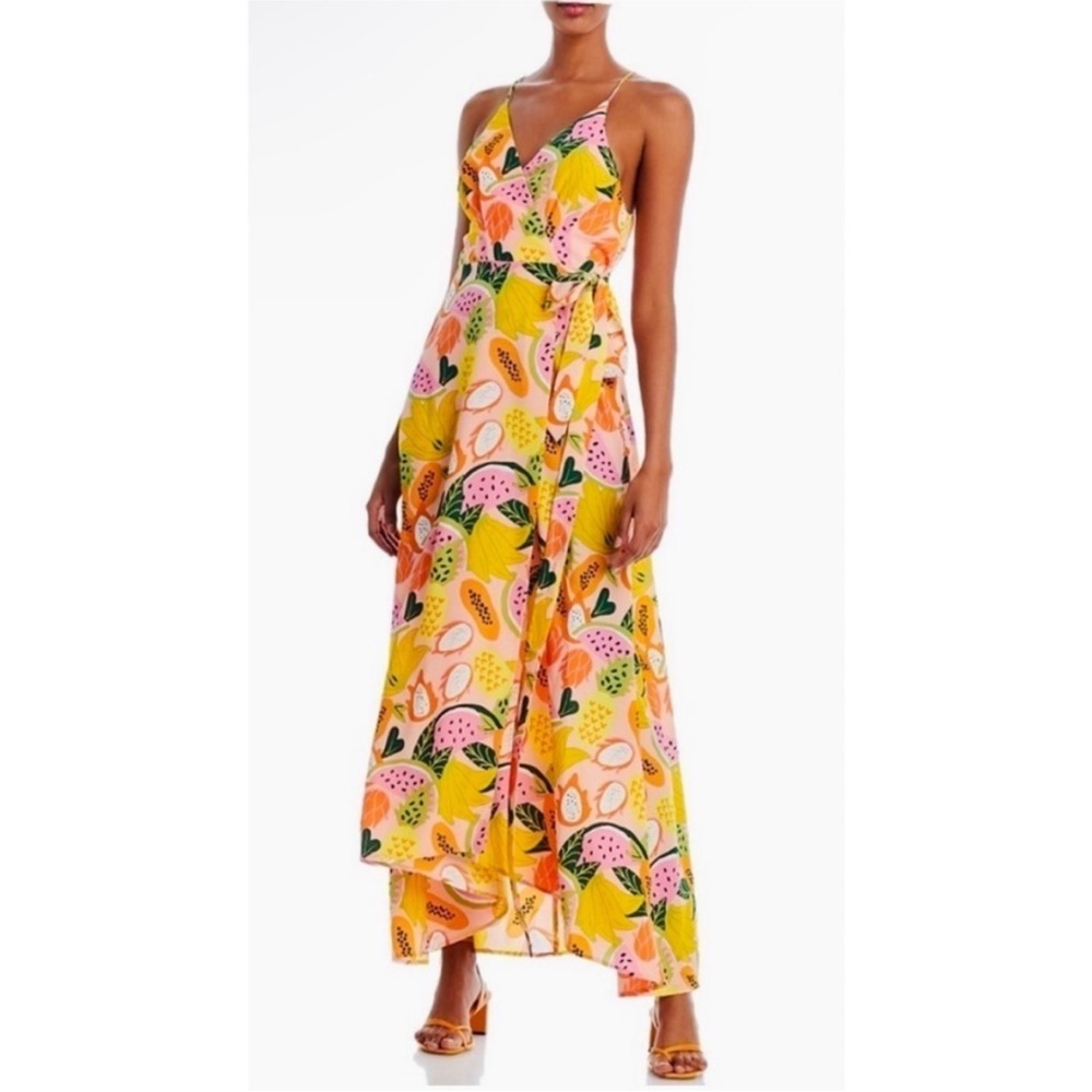 Hutch Wrap Front Fruit Print Sleeveless
Cami Maxi Dress